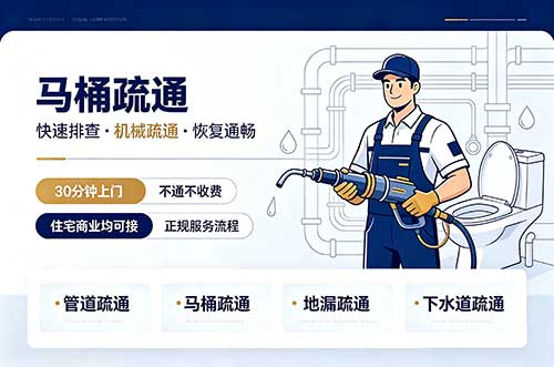 贵港马桶疏通