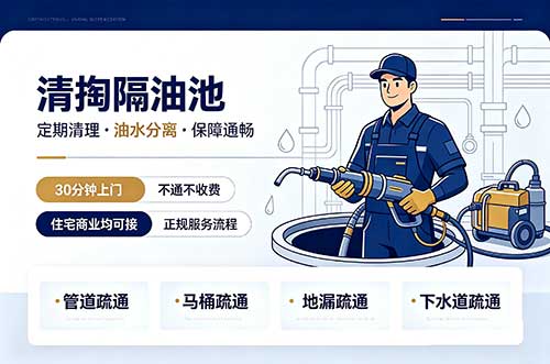 贵港清掏隔油池